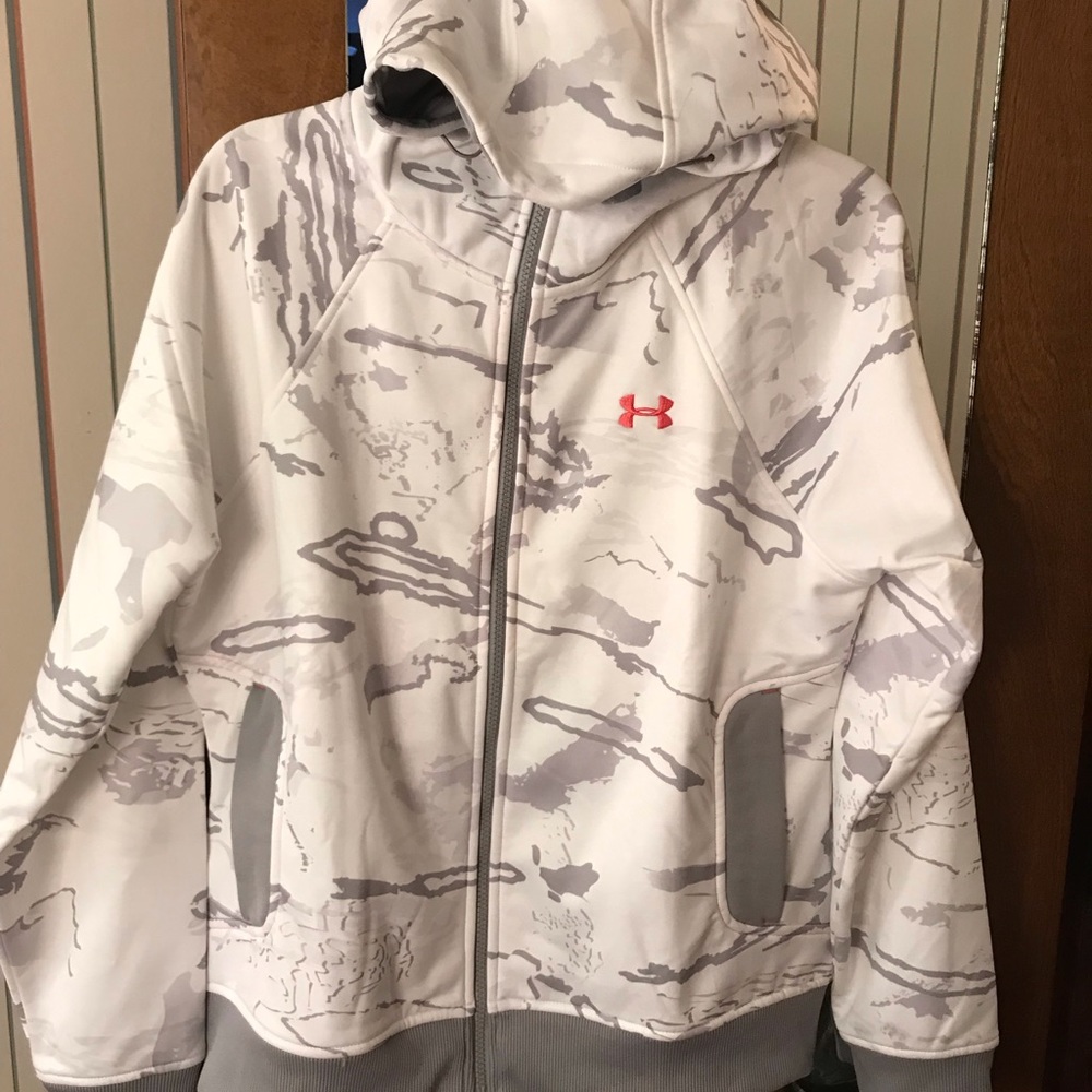 Under Armour Zip Sport Jacket White Medium NWT